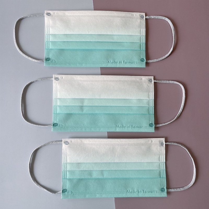 YUDA Adult Disposable medical surgical face mask (not sterilized) - หน้ากาก - เส้นใยสังเคราะห์ สีน้ำเงิน