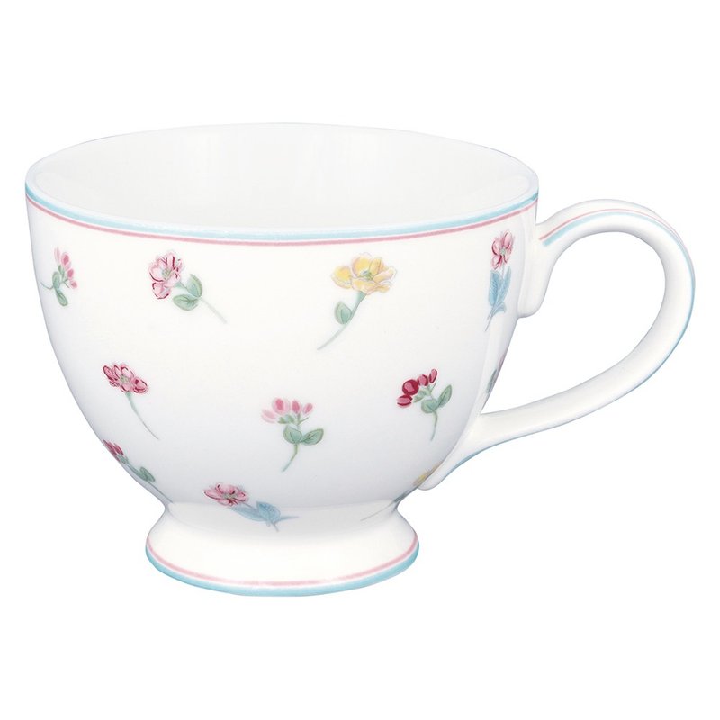 【新品】丹麥GreenGate Lianca white 茶杯 - 茶壺/茶杯/茶具 - 陶 多色