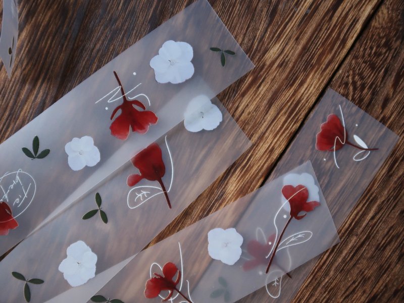 原創紙膠帶 野草 Wild Herbs 霧面PET膠帶 花草紙膠帶 - 紙膠帶/和紙/PET - 塑膠 