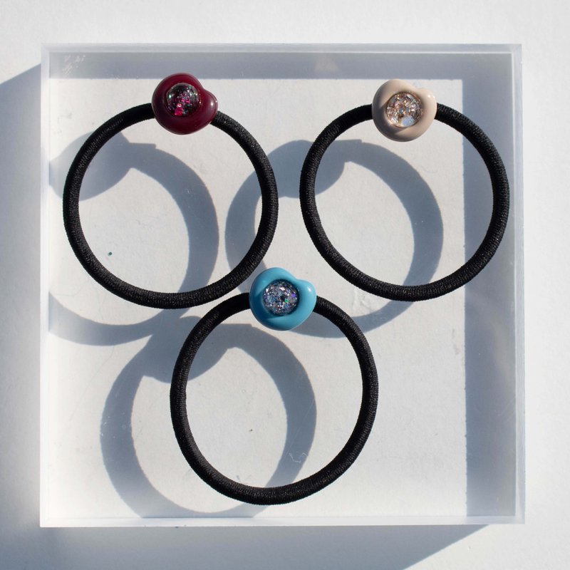 Pebble Snowball Hair Tie - Hair Accessories - Glass Multicolor