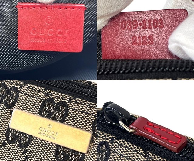 美品 グッチ GGキャンバス アクセサリーポーチ 039 1103 【公式通販】