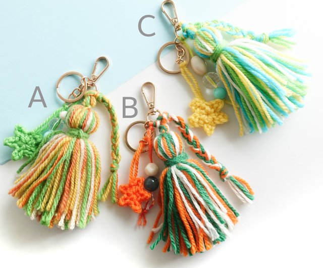 Colorful Tassel Bag Charm