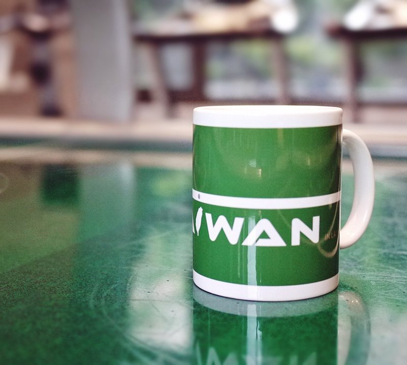 (Fortunately) Glory Taiwan Linyang finishing point commemorative mug inTEAM TAIWAN Christmas gift - Mugs - Porcelain Green