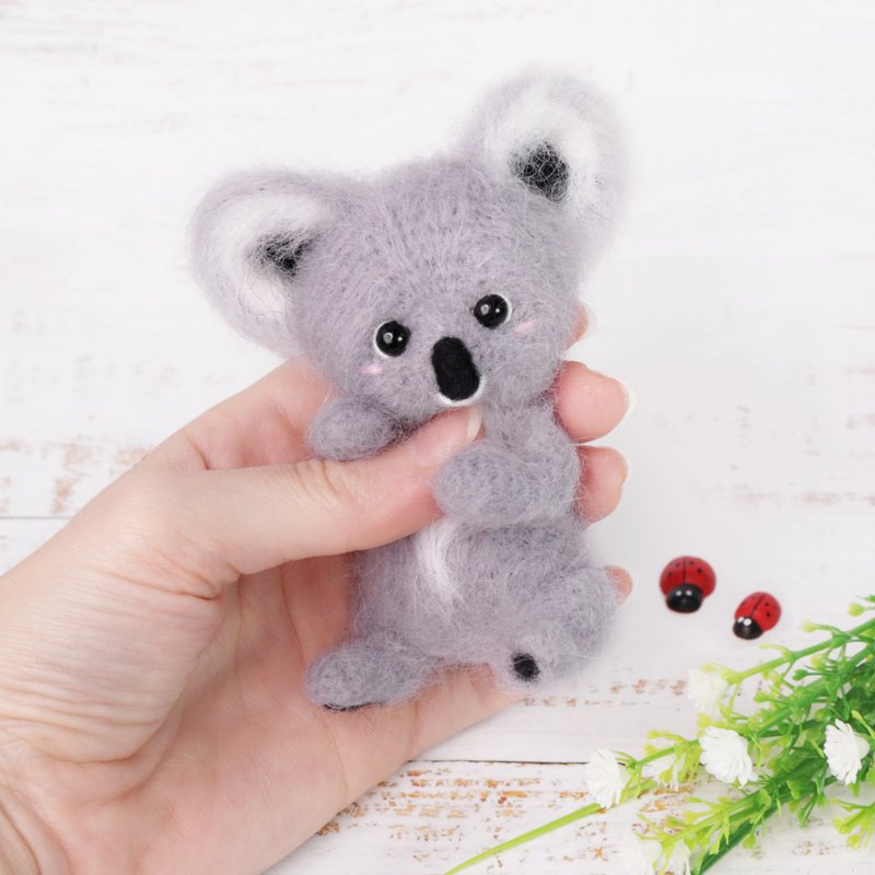 Crochet pattern Fluffy Koala Miyuki, PDF Digital Download, DIY amigurumi - 手工藝教學/工具書 - 其他材質 