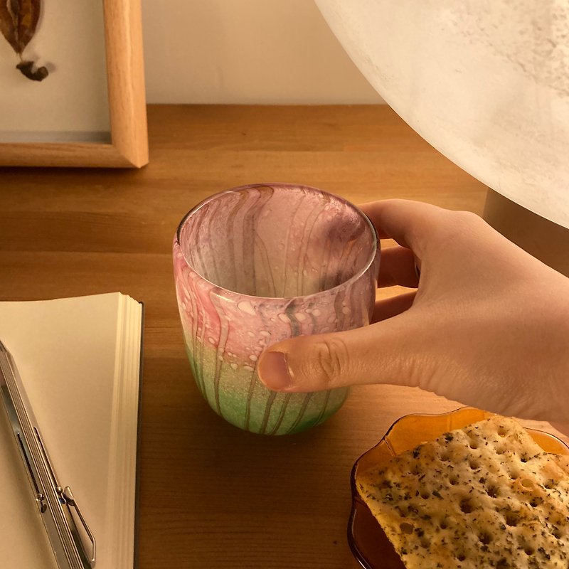 Flower glass - Cups - Glass Pink