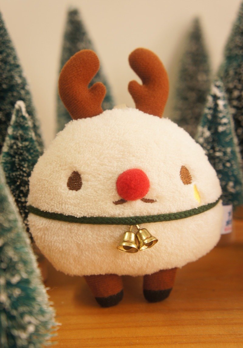 Christmas Limited: Papa Elk Charm - Keychains - Cotton & Hemp Multicolor