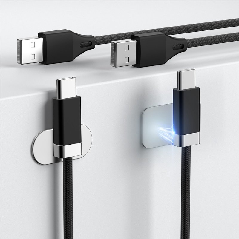 Magtame OM-MagCables USB-A to Type-C 27W磁性可固定充電傳輸線 - 行動電源/充電線 - 其他材質 