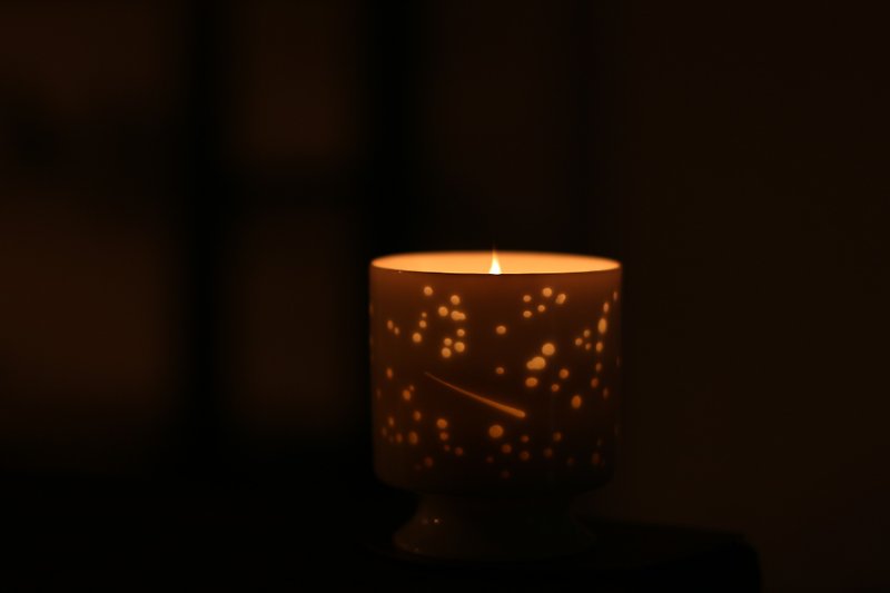 Ceramic Scented Candle White Moonlight - น้ำหอม - เครื่องลายคราม 