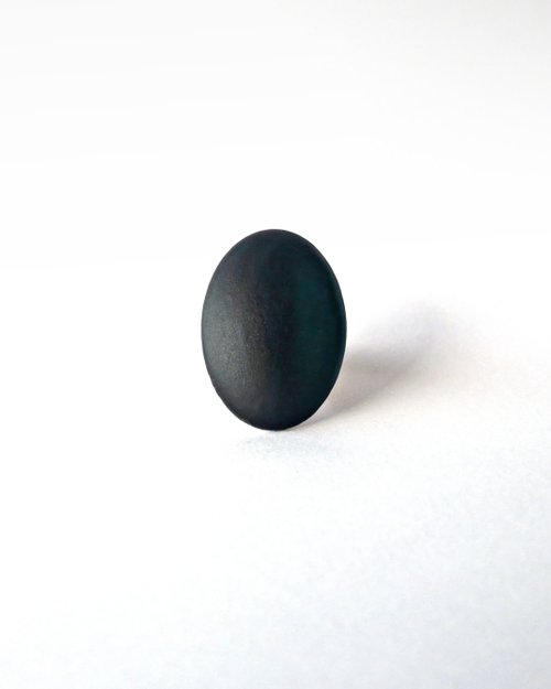 cuff-if Galaxy volume ring /zero-new moon/ black/silver925 戒指 日本戒指