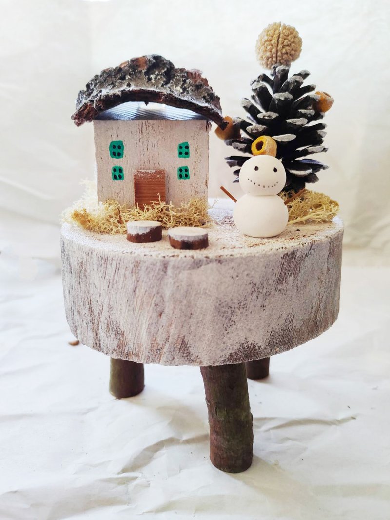 Wooden snow hut material kit - งานไม้/ไม้ไผ่/ตัดกระดาษ - ไม้ ขาว