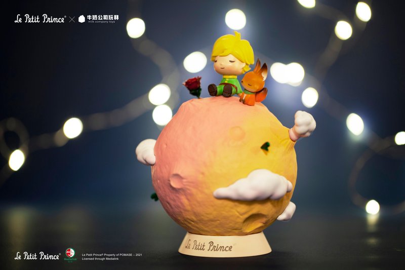 【Statue】The Little Prince – The Seventh Marshmallow Planet(In Stock) - Items for Display - Plastic Pink