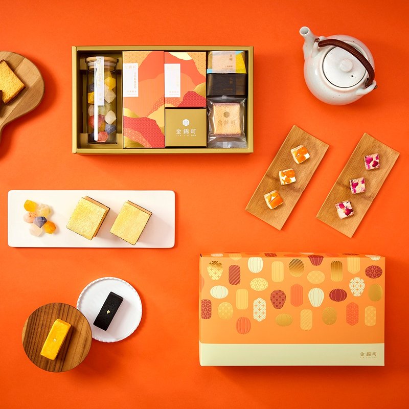 2026年旧正月ギフトボックス【春願-豊盛】Aセット - ケーキ - 食材 レッド