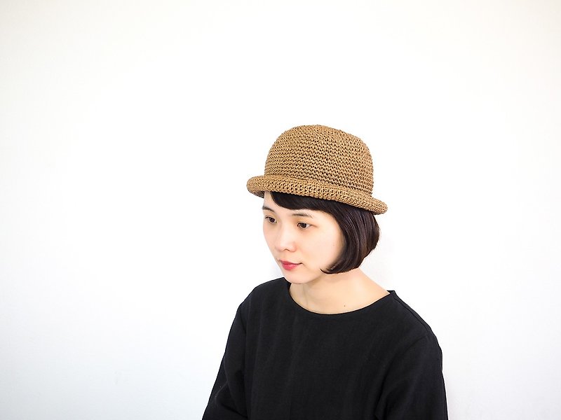 KIKONO帽子【Sailor-セイラ】 - 帽子 - 紙 ブラウン
