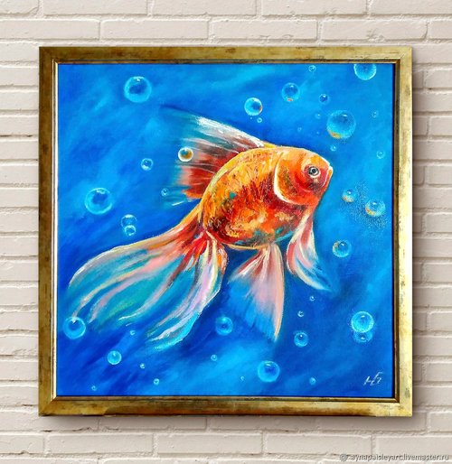 金魚　イラスト　絵画 image.jpg