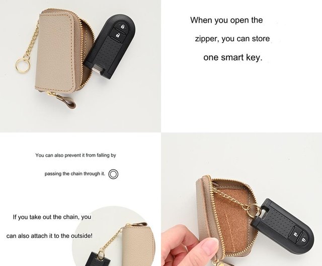 名入れ スマートキーケース シングル 【 シュリンクレザー 】 キー