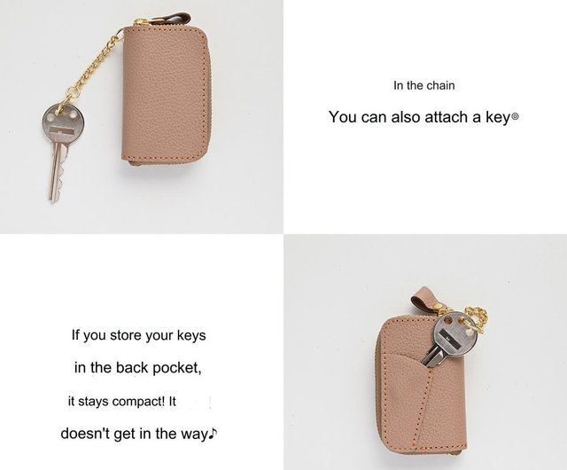 名入れ スマートキーケース シングル 【 シュリンクレザー 】 キー