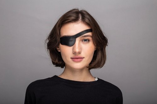 mokvok Mccain Eye Patch ,Dan Crenshaw Eye patch, Leather Eye Patch, Eye Patch, Man Eye
