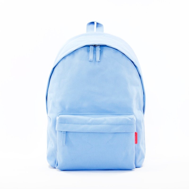 防水加厚純棉背包 (可置13.5吋/15.5吋筆電) / 蓝色 - 背囊/背包 - 棉．麻 藍色
