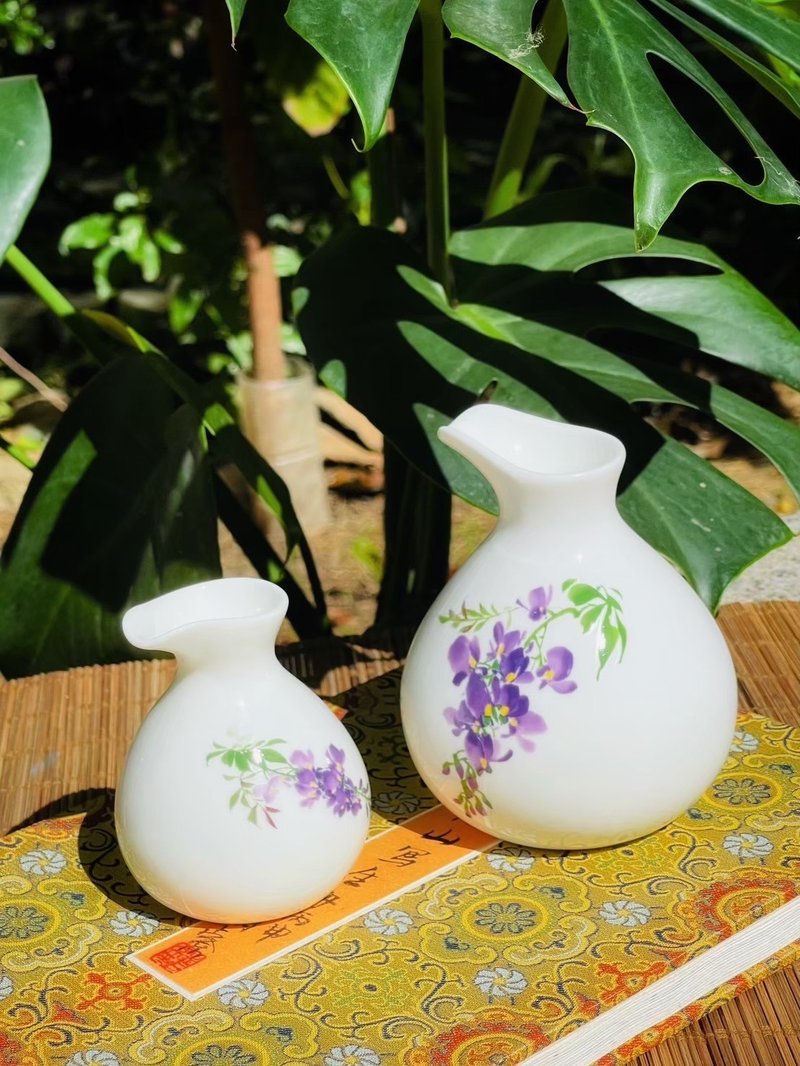 酒器 大小一組 - 酒杯/酒器 - 瓷 白色