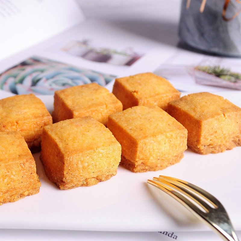 【Chambéry】Golden cheese squares/double cheese/handmade biscuits/souvenirs - คุกกี้ - อาหารสด 