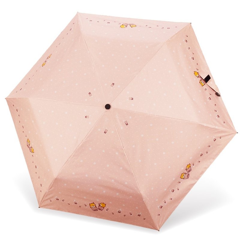 【アンブレラマン】省力自動開閉傘 パールミルクピンク - 傘・雨具 - 防水素材 