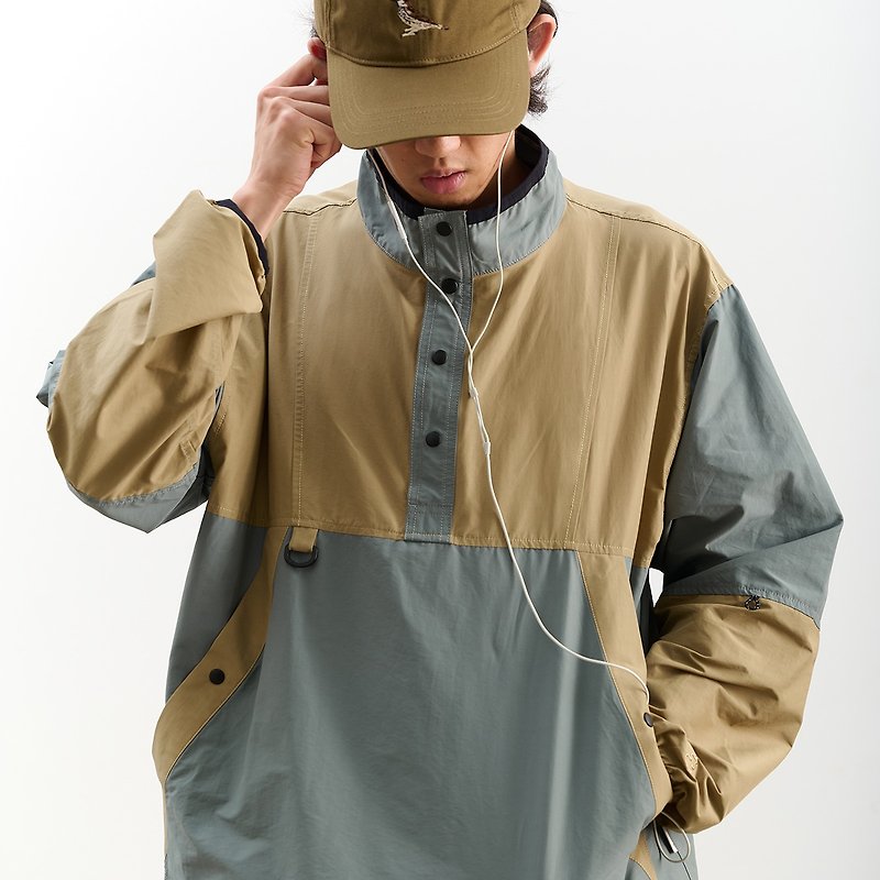 Chichaqu | Standing Collar Outdoor Sports Pullover Jacket - Men's Coats & Jackets - Other Materials 