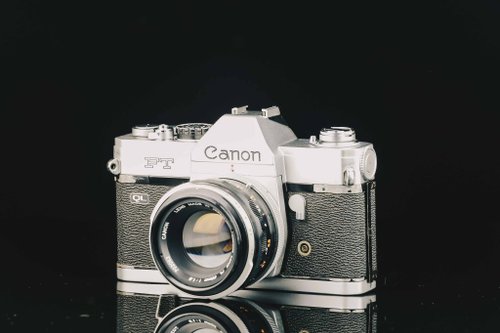 フィルムカメラ Meter Works Canon FT QL FL 50mm f/1.8 Canon FT QL 35mm Film Camera With 50mm f/1.8 Lens - Black or