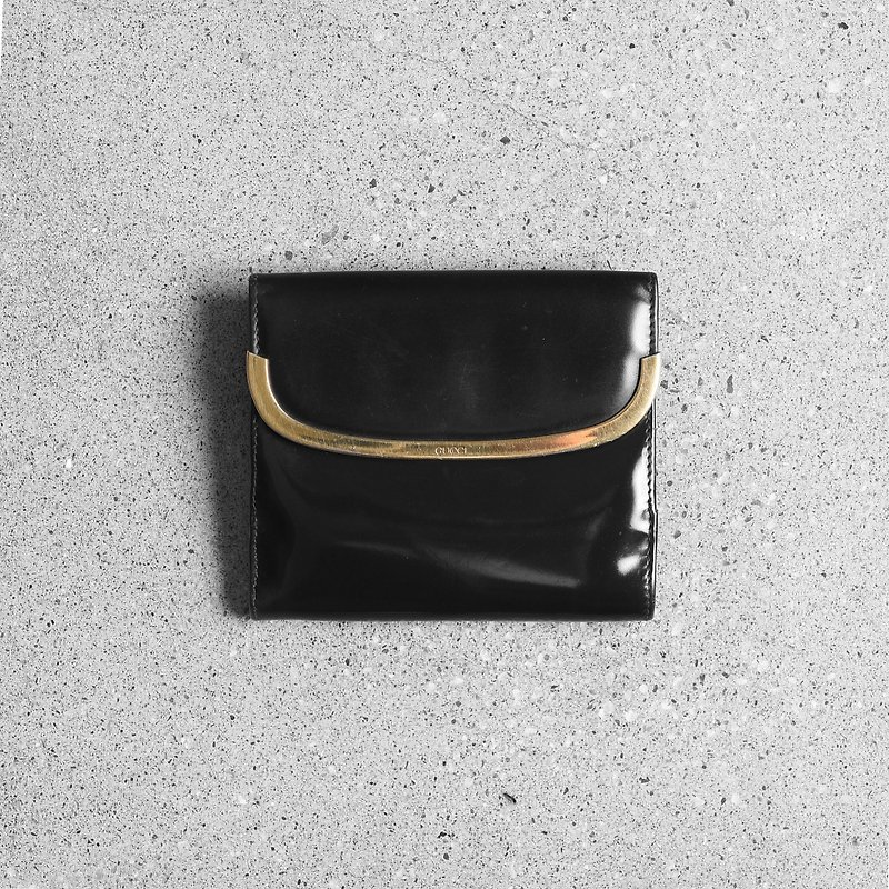 GUCCI Vintage Wallet - Wallets - Faux Leather Black