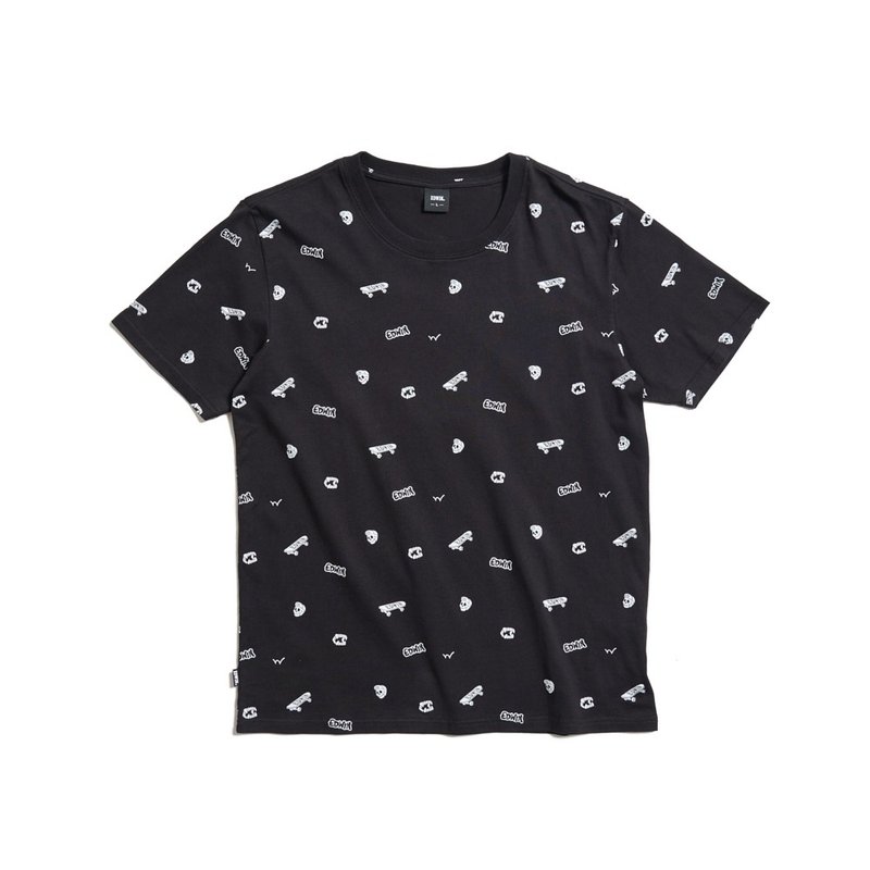 EDWIN full-print short-sleeved T-shirt-men's (black) #Top - Men's T-Shirts & Tops - Cotton & Hemp Black