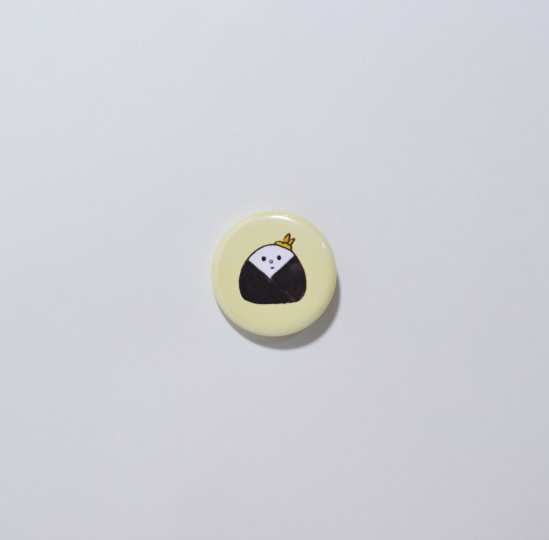 【New】 Rice ball cans Batch Tenusu - เข็มกลัด/พิน - พลาสติก สีเหลือง