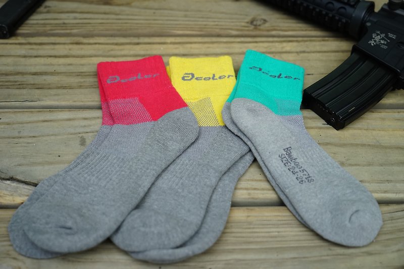 【虎氣福袋】MIT 氣墊運動襪 wow 免選6雙 - 襪子 - 棉．麻 多色