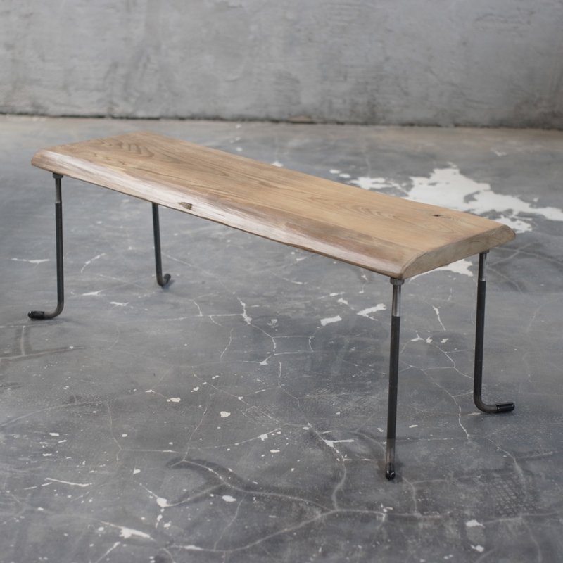 wood iron table 33*89*29 - 餐桌/書桌 - 木頭 咖啡色