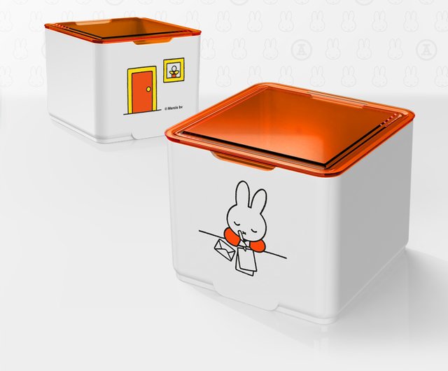 Pinkoi ×miffy】ミッフィーのおうちスクエアストレージボックス