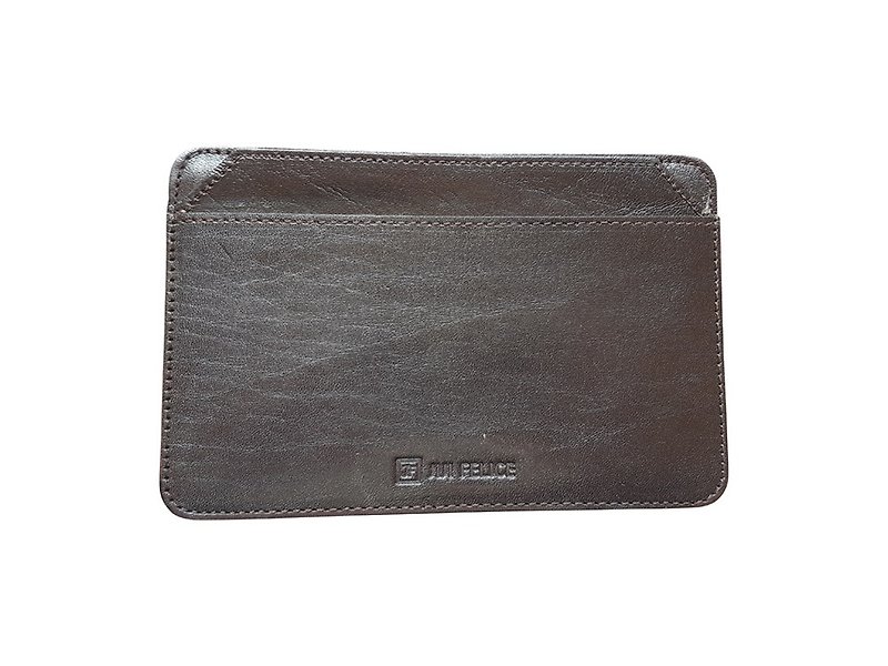 Memo holder brown - Card Holders & Cases - Genuine Leather Brown