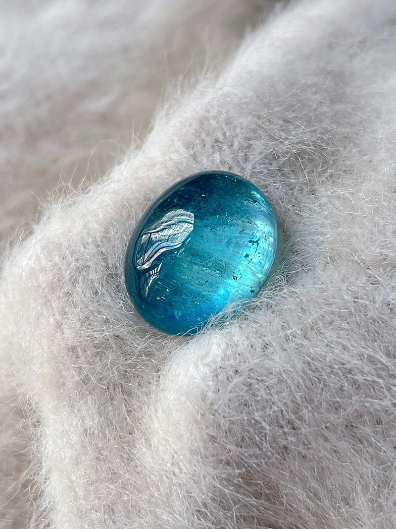 星光海藍寶戒面裸石 - 吊飾/掛飾 - 水晶 藍色