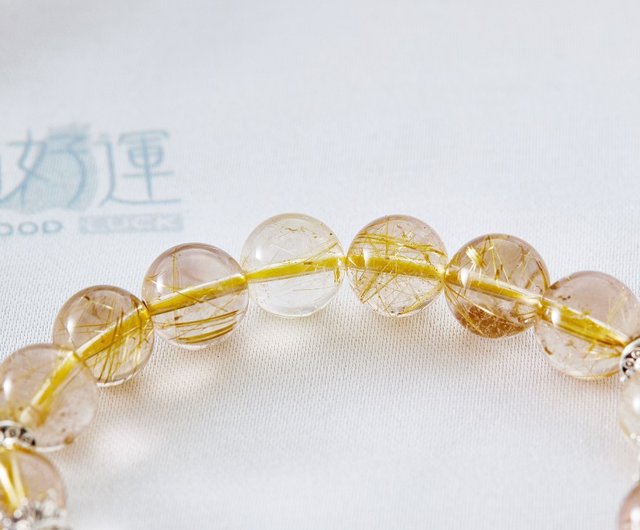 ラストセール♥︎︎ 高品質✨　タイチンルチル　貔貅　ルチル　ブレスレット　金運 ラストセール♥︎︎ 高品質✨ タイチンルチル 貔貅 ルチル