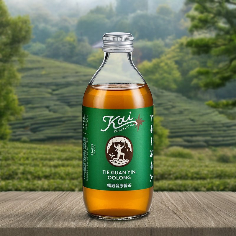 【Kai】鐵觀音康普茶 330ml*6瓶 - 茶葉/茶包/水果茶 - 新鮮食材 多色