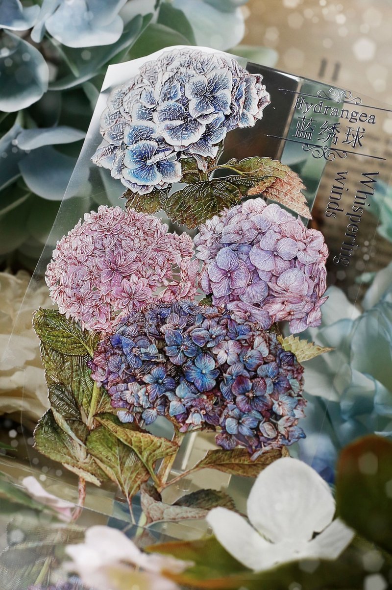 朝花集III 油畫紋理 復古大花卉 PET 和紙膠帶 10米卷 台灣製 - 紙膠帶/和紙/PET - 其他材質 多色