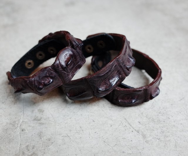 Alligator Leather Bracelet