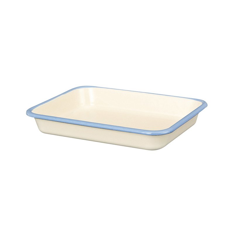 Enamel container 0.55kg - light Blue - เครื่องครัว - วัตถุเคลือบ 