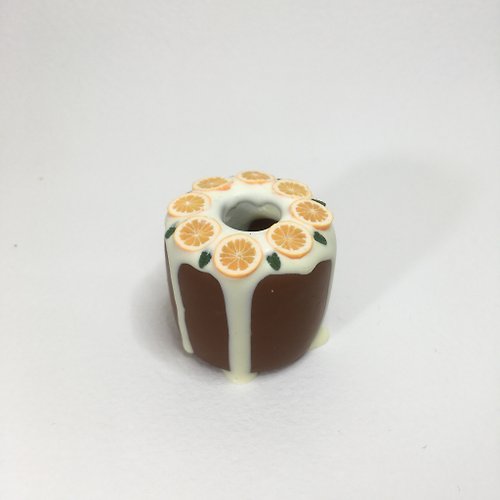 堇yvonne. 指尖創作clay art 甜言蜜語系列-甜橙奶蓋巧克力收納座