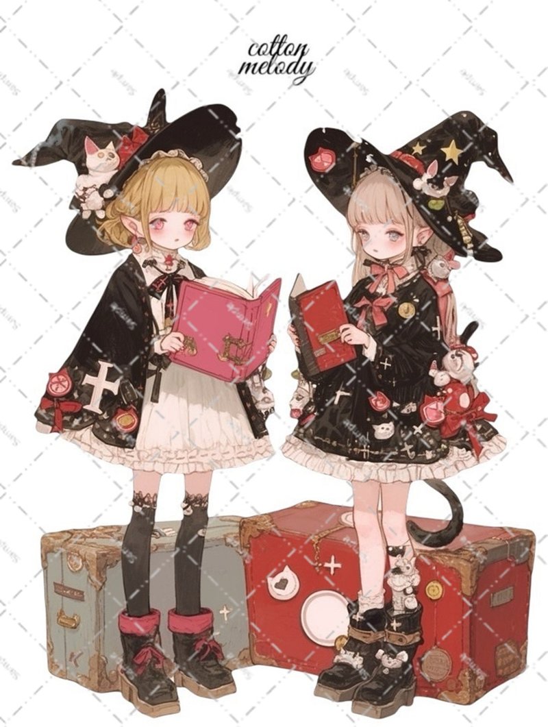 original sticker no.5800 人物ステッカー オリジナルステッカー 人物ステッカー 女の子ステッカー オリジナル人物ステッカー - 貼紙 - 紙 