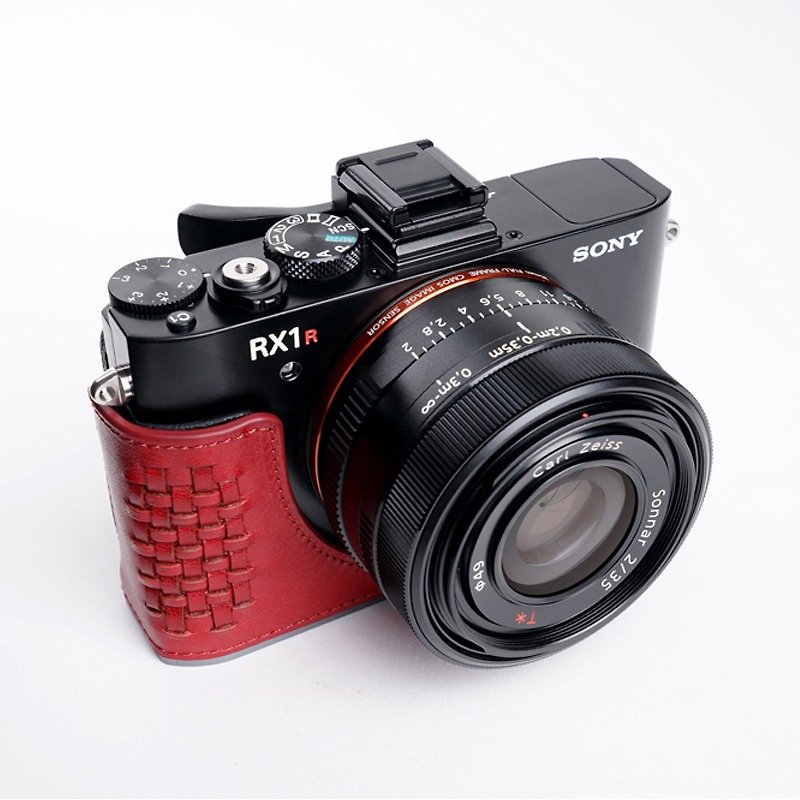 Martin Duke SVEN相機底座SONY-RX1RII 酒紅 - 相機/拍立得 - 真皮 咖啡色