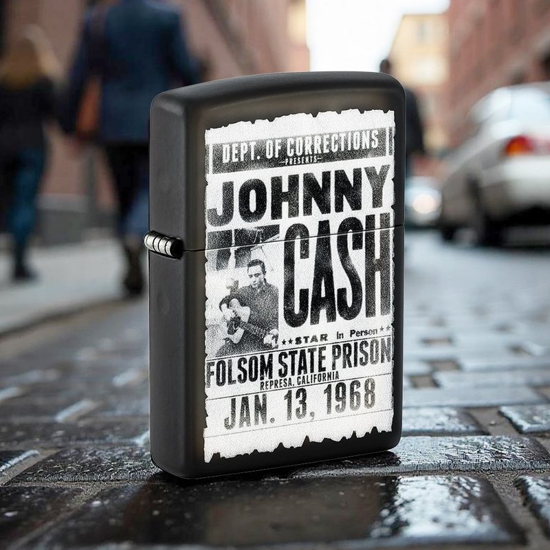 【ZIPPO官方旗艦店】Johnny Cash防風打火機 46490 - 其他 - 銅/黃銅 多色