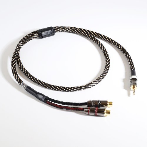 川木音箱 x ChuanMu Audio 發燒級3.5轉雙蓮花母【M123】1分2 一分二 AUX 訊號 音響 音頻線