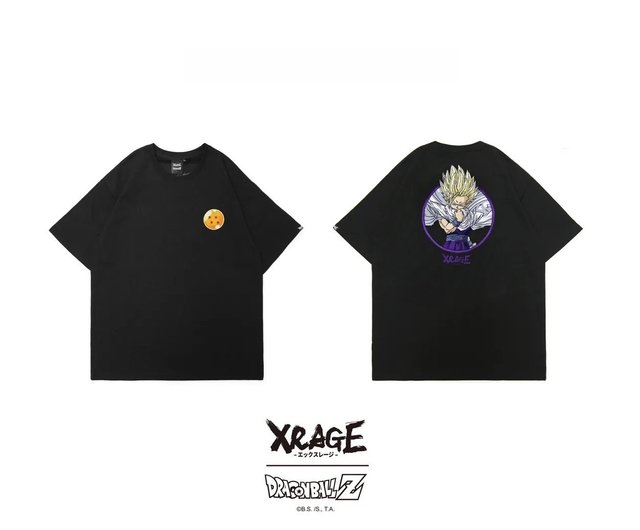 XRAGE×ドラゴンボールZコラボ】悟飯刺繍ショートT - ショップ