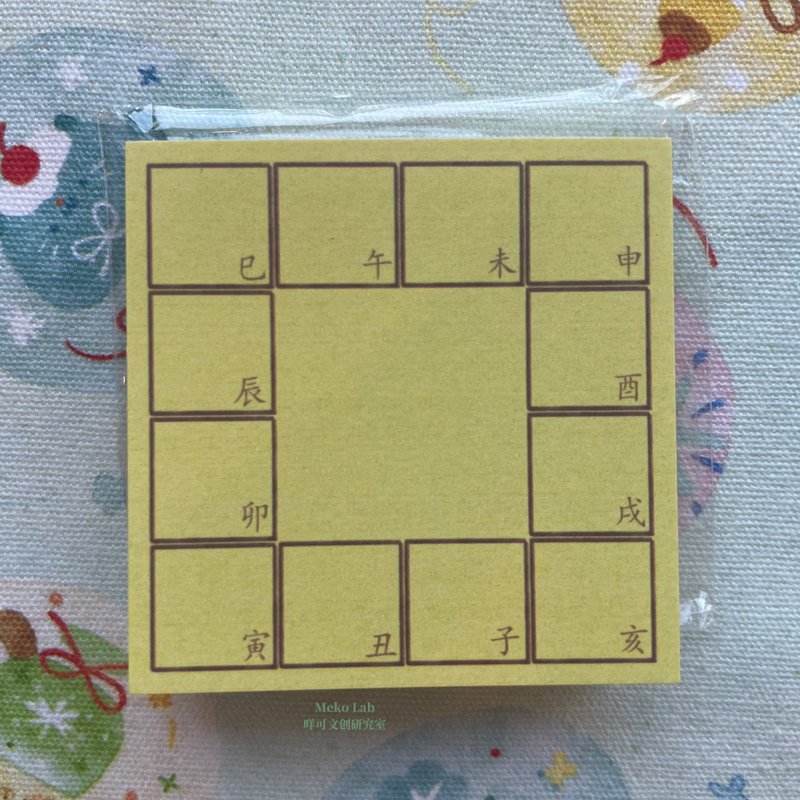 Meko Lab Twelve Grid Mini Memo - Sticky Notes & Notepads - Paper 