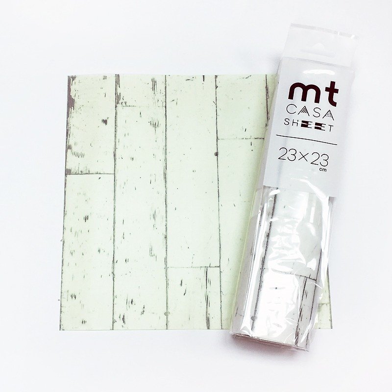 KAMOI mt CASA SHEET Decorative Floor Sticker (S) [White Wood (MT03FS2301)] - Wall Décor - Paper White