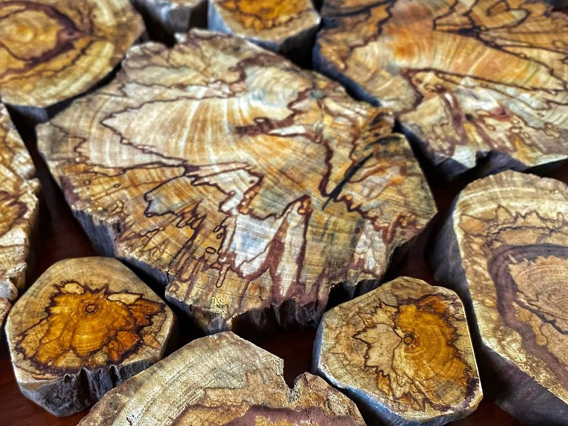 Raw Palo Santo Wood Slab Dried 40 Years - น้ำหอม - ไม้ สีนำ้ตาล