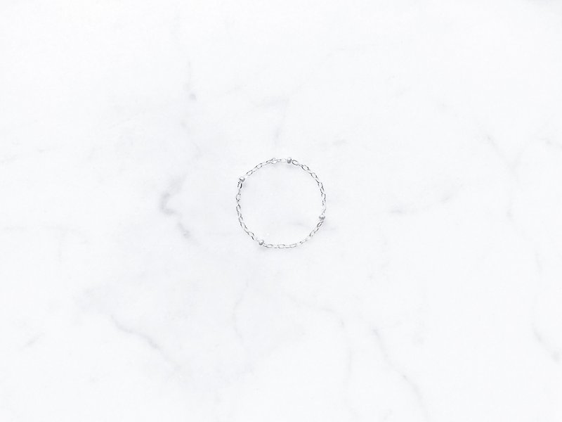 ::Silver Christmas :: Mini Silver Ball Silver Ring - แหวนทั่วไป - โลหะ 
